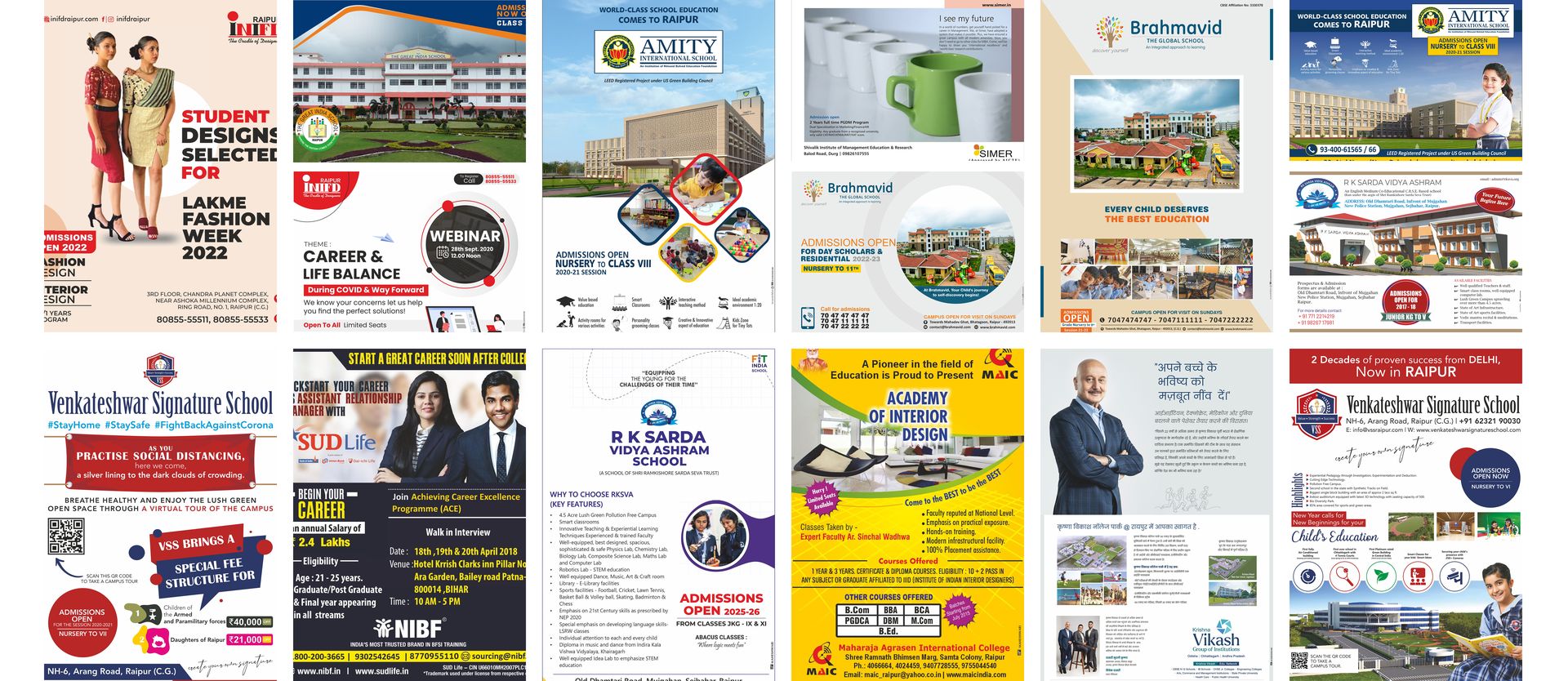 Education campaign work by Maheshwari Publicity Service