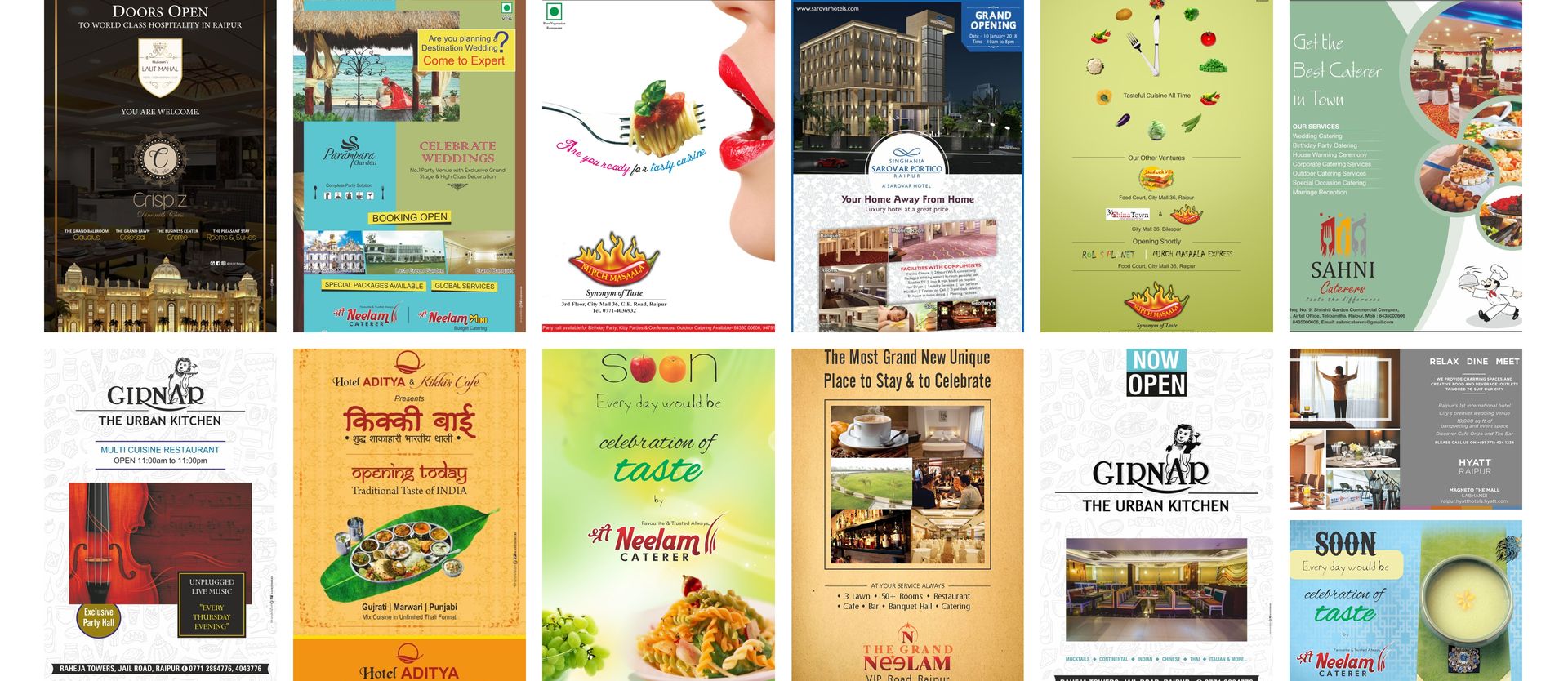 Hospitality campaign work by Maheshwari Publicity Service